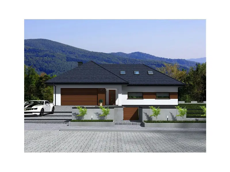 Projekt domu Oregon — wizualizacja