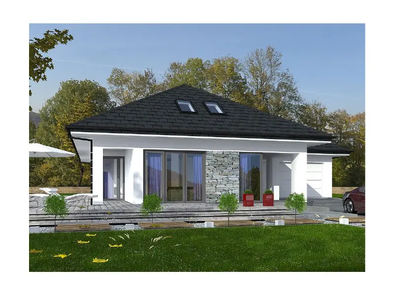 Projekt domu Orlando — wizualizacja