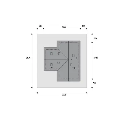 Orlean — plan sytuacyjny 1 (odbicie lustrzane)