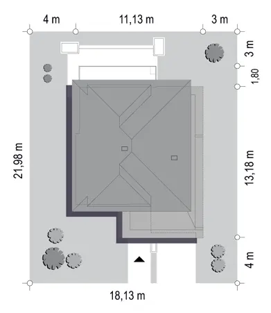 Oszust 2 — plan sytuacyjny 1 (odbicie lustrzane)