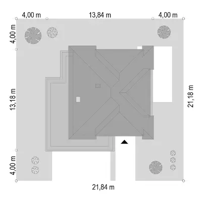 Oszust wariant B — plan sytuacyjny 1