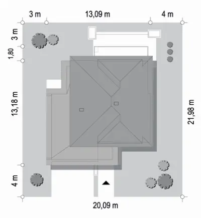 Oszust — plan sytuacyjny 1