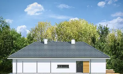 Parterowy 2 — elewacje 4 (odbicie lustrzane)