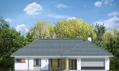 Parterowy 2 — elewacje 1 (odbicie lustrzane)