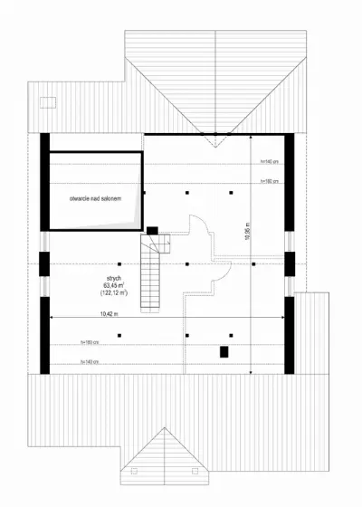 Parterowy Wąski 2 — wizualizacje 5 (odbicie lustrzane)
