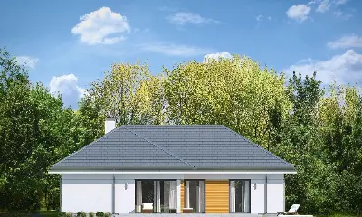 Parterowy — elewacje 2 (odbicie lustrzane)