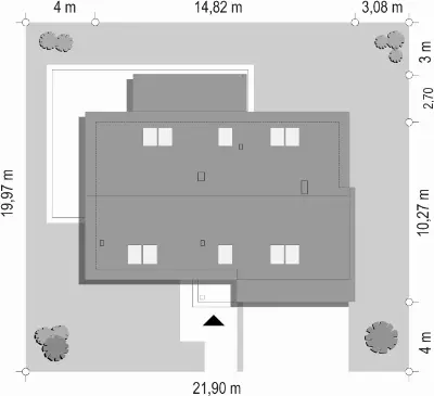 Party — plan sytuacyjny 1 (odbicie lustrzane)