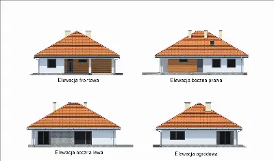 Piasek pustyni - wariant II — elewacje 1