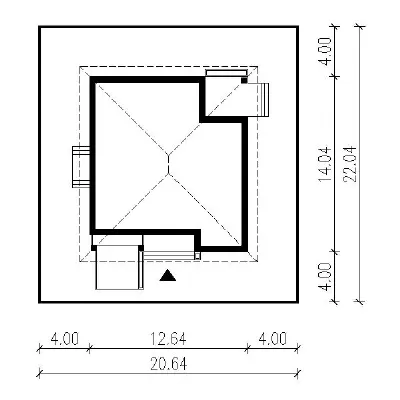 Piasek pustyni - wariant II — plan sytuacyjny 1 (odbicie lustrzane)