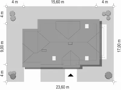 Pogodny 3 — plan sytuacyjny 1