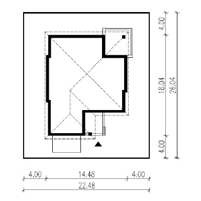 Pomysłowy - wariant I — plan sytuacyjny 1