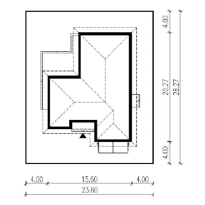Poranna mgła - wariant I — plan sytuacyjny 1