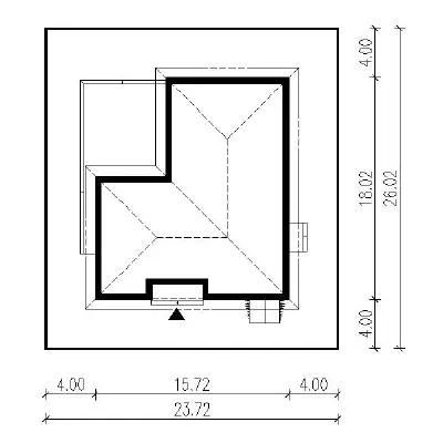 Poranna mgła - wariant II — plan sytuacyjny 1
