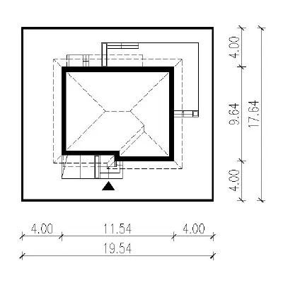 Poranny spacer - wariant I — plan sytuacyjny 1 (odbicie lustrzane)
