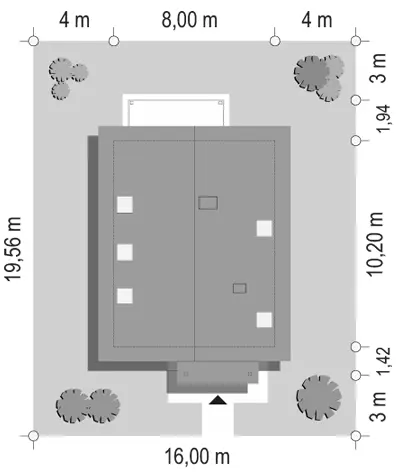 Praktyczny B — plan sytuacyjny 1 (odbicie lustrzane)