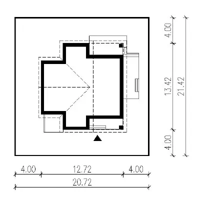 Prawidłowy — plan sytuacyjny 1 (odbicie lustrzane)