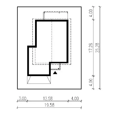 Promienny dzień — plan sytuacyjny 1 (odbicie lustrzane)