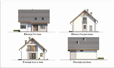 Prywatny azyl — elewacje 1