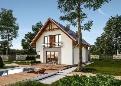 Prywatny azyl — wizualizacje 3 (odbicie lustrzane)