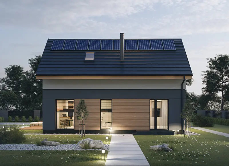 Projekt domu Przebojowy 4 — wizualizacja