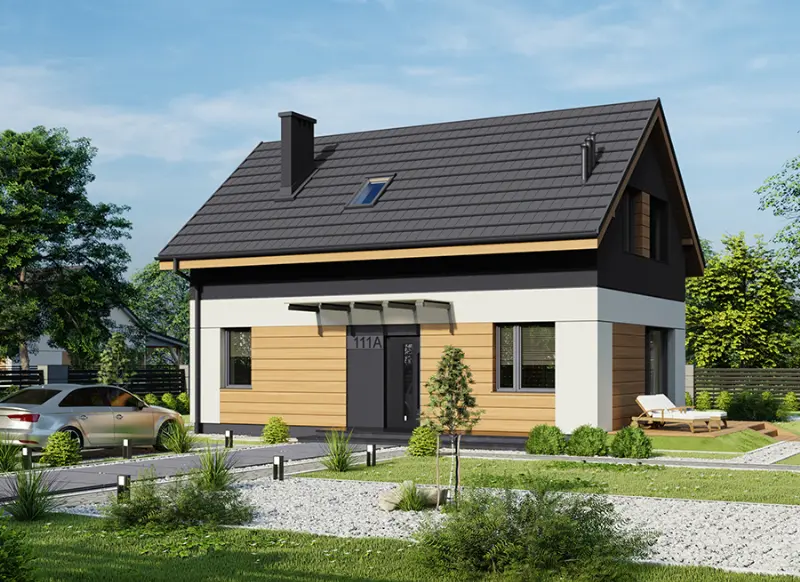 Projekt domu Przebojowy A2 — wizualizacja