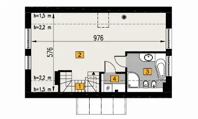 Przebojowy B — rzuty kondygnacji 3