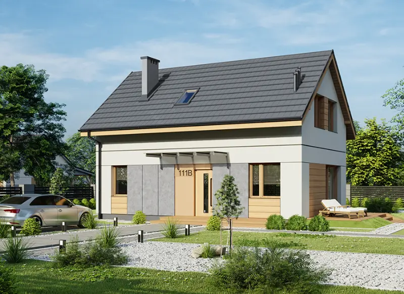 Projekt domu Przebojowy B2 — wizualizacja