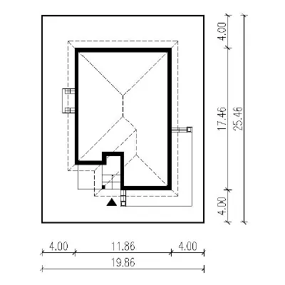 Przemyślana decyzja — plan sytuacyjny 1 (odbicie lustrzane)