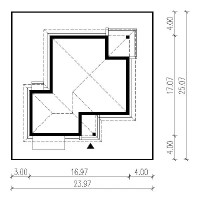 Przemyślany - wariant I — plan sytuacyjny 1