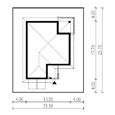 Przemyślany - wariant III — plan sytuacyjny 1