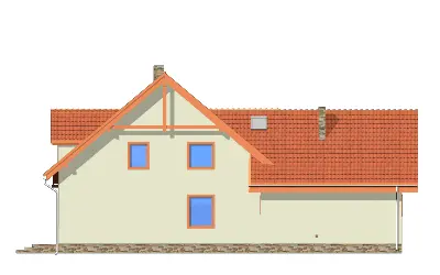 Przestronny — elewacje 2 (odbicie lustrzane)