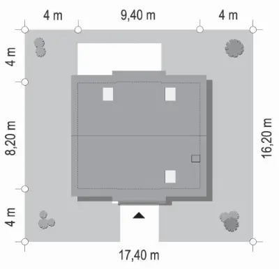 Przygoda 2 wariant B — plan sytuacyjny 1