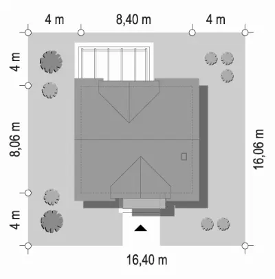 Przyjemny 4 — plan sytuacyjny 1