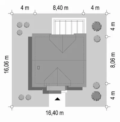 Przyjemny — plan sytuacyjny 1 (odbicie lustrzane)