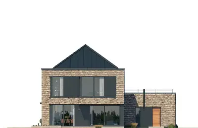 Qubik 2 — elewacje 2 (odbicie lustrzane)
