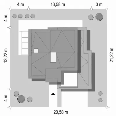 Qubik 4 — plan sytuacyjny 1