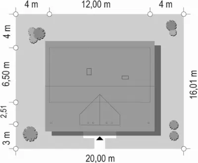 Ranczo — plan sytuacyjny 1