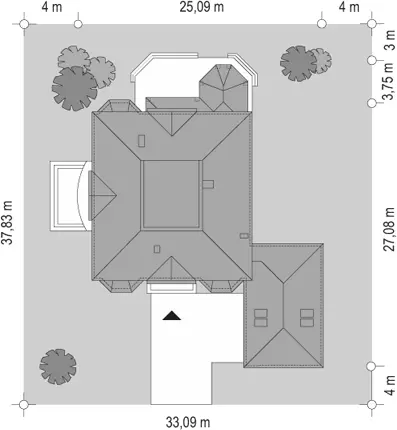 Regent — plan sytuacyjny 1 (odbicie lustrzane)