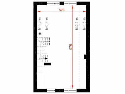 Rezolutny A pa — rzuty kondygnacji 2 (odbicie lustrzane)