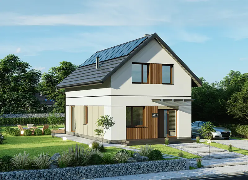 Projekt domu Rezolutny 3 — wizualizacja
