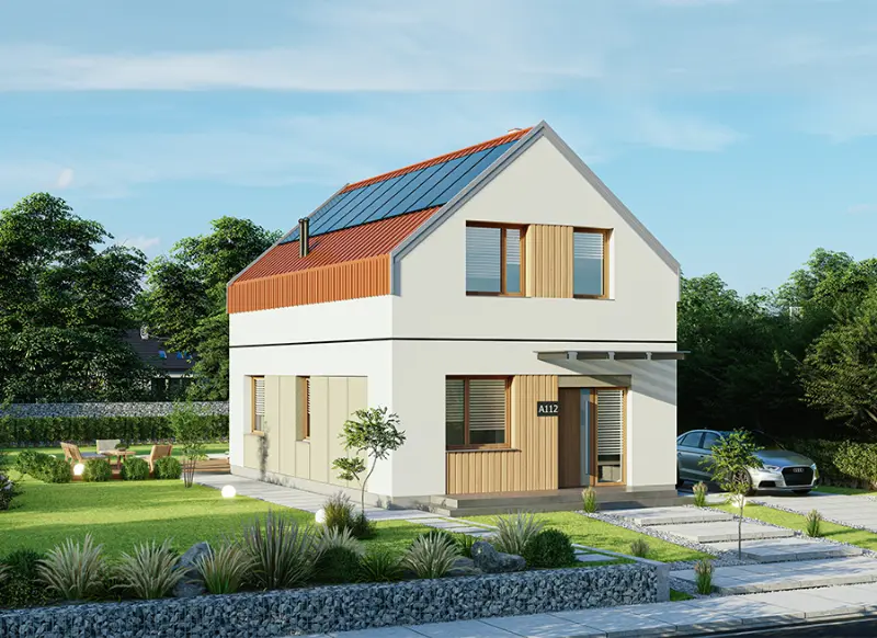 Projekt domu Rezolutny B3N — wizualizacja