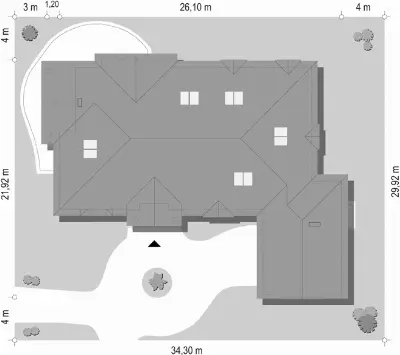 Rezydencja Parkowa 2 — plan sytuacyjny 1