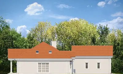 Rezydencja Parkowa 3 D — elewacje 3 (odbicie lustrzane)