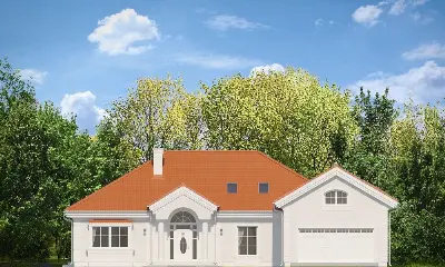 Rezydencja Parkowa 3 D — elewacje 1 (odbicie lustrzane)