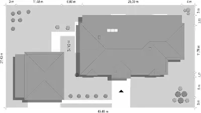 Rezydencja Parkowa 4 — plan sytuacyjny 2 (odbicie lustrzane)