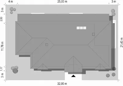 Rezydencja Parkowa 4 — plan sytuacyjny 1