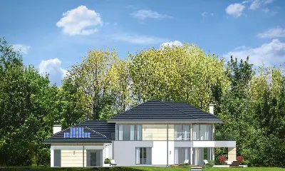 Rezydencja z Widokiem — elewacje 2 (odbicie lustrzane)