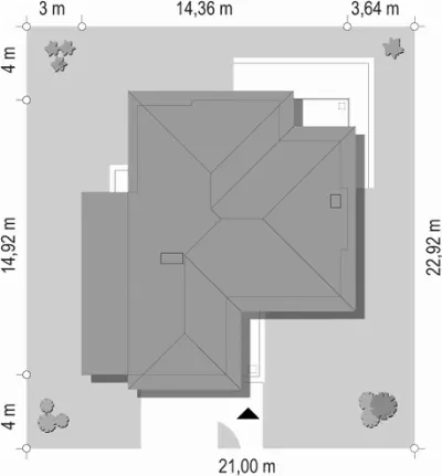 Riwiera 4 — plan sytuacyjny 1