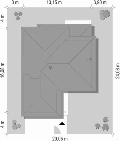 Riwiera 5 — plan sytuacyjny 1