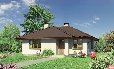 Róże w ogrodzie — wizualizacje 2 (odbicie lustrzane)